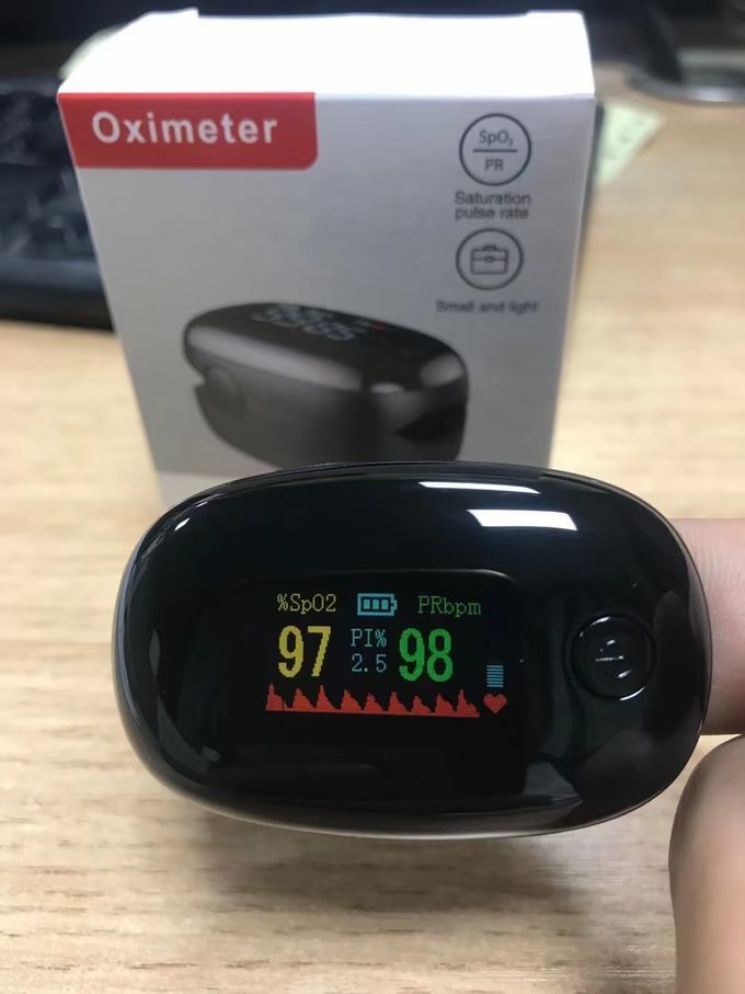 วัสดุสิ้นเปลืองอุปกรณ์ทางการแพทย์ TFT Fingertip Pulse Oximeter ทางการแพทย์ 0