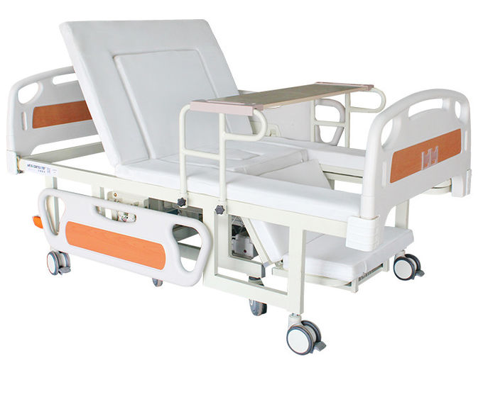 บ้าน เตียงพยาบาลไฟฟ้า กับ เตียงนอน รถเข็นที่ถอดออกได้ สีขาว 1